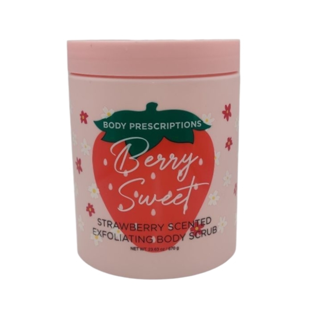 Body Prescriptions Berry Sweet Strawberry Exfoliating Body Scrub